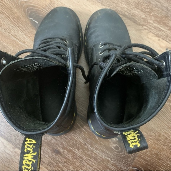 Doc martens womens black 1460 lace up boots 7 - Picture 3 of 12